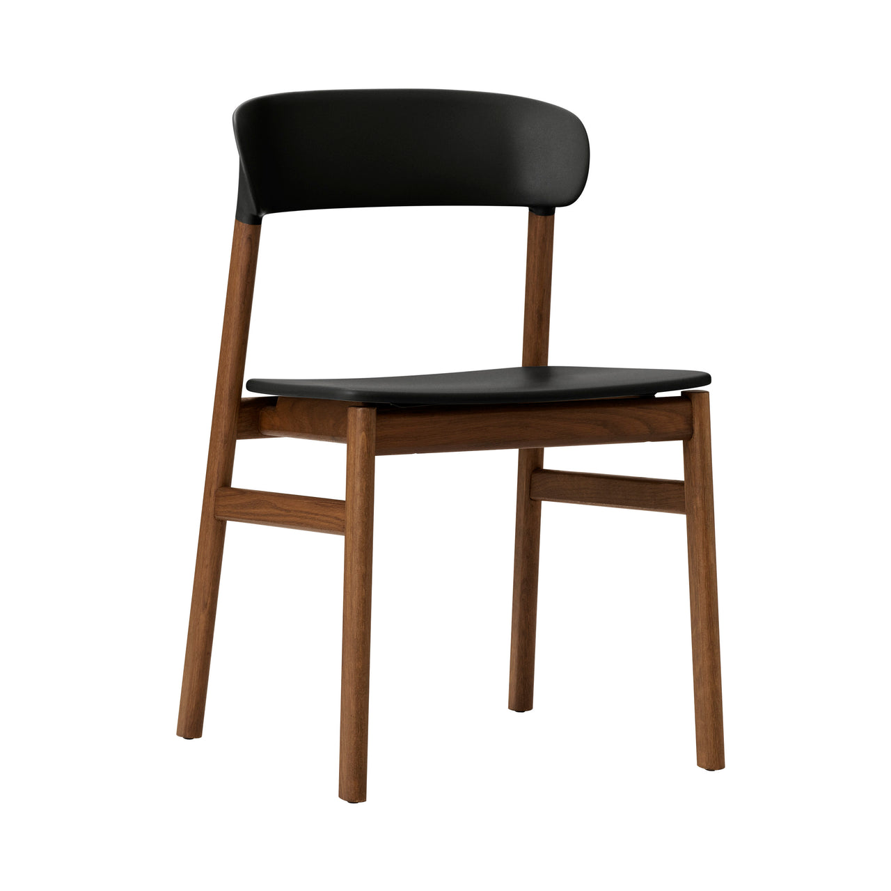 Herit Chair: Smoked Oak + Black
