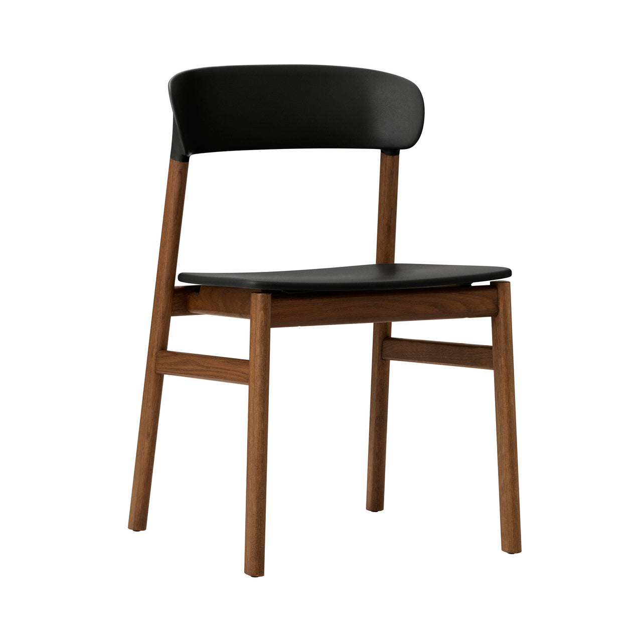 Herit Chair: Smoked Oak + Black
