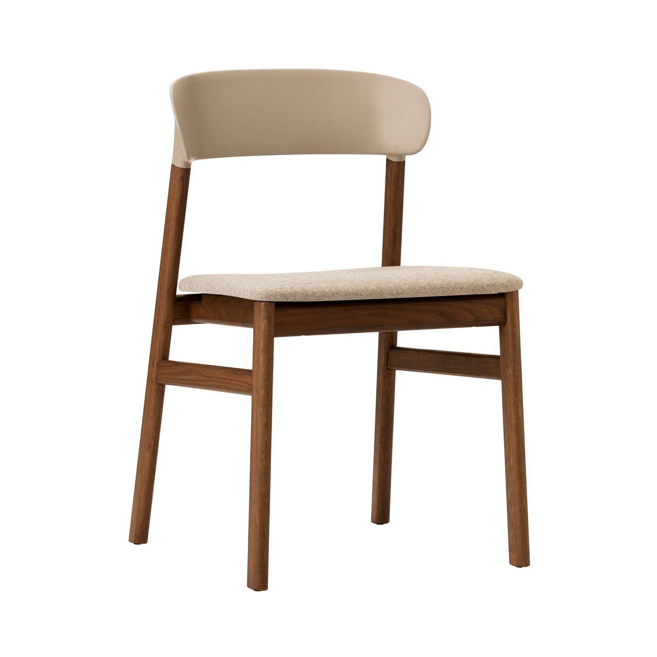 Herit Chair: Upholstered + Smoked Oak + Synergy Sand