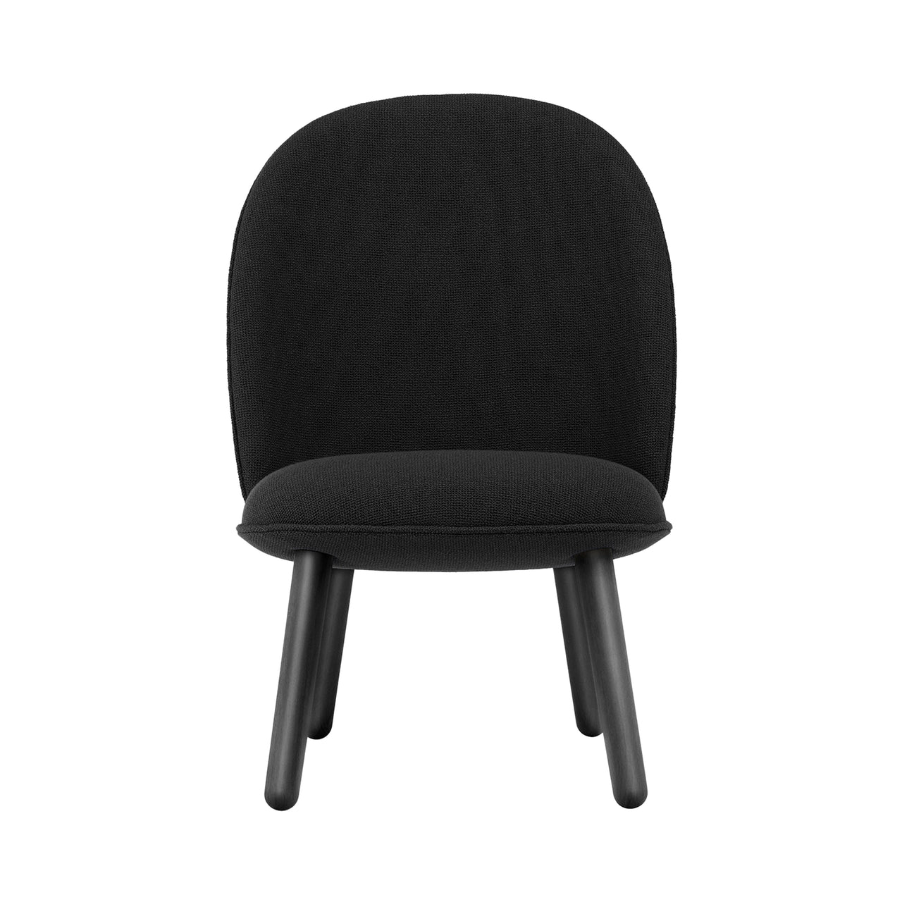 Ace Lounge Chair: Black Oak