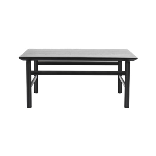 Grow Square Coffee Table: Black Oak