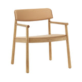 Timb Lounge Armchair: Upholstery + Tan + Ultra Leather Camel