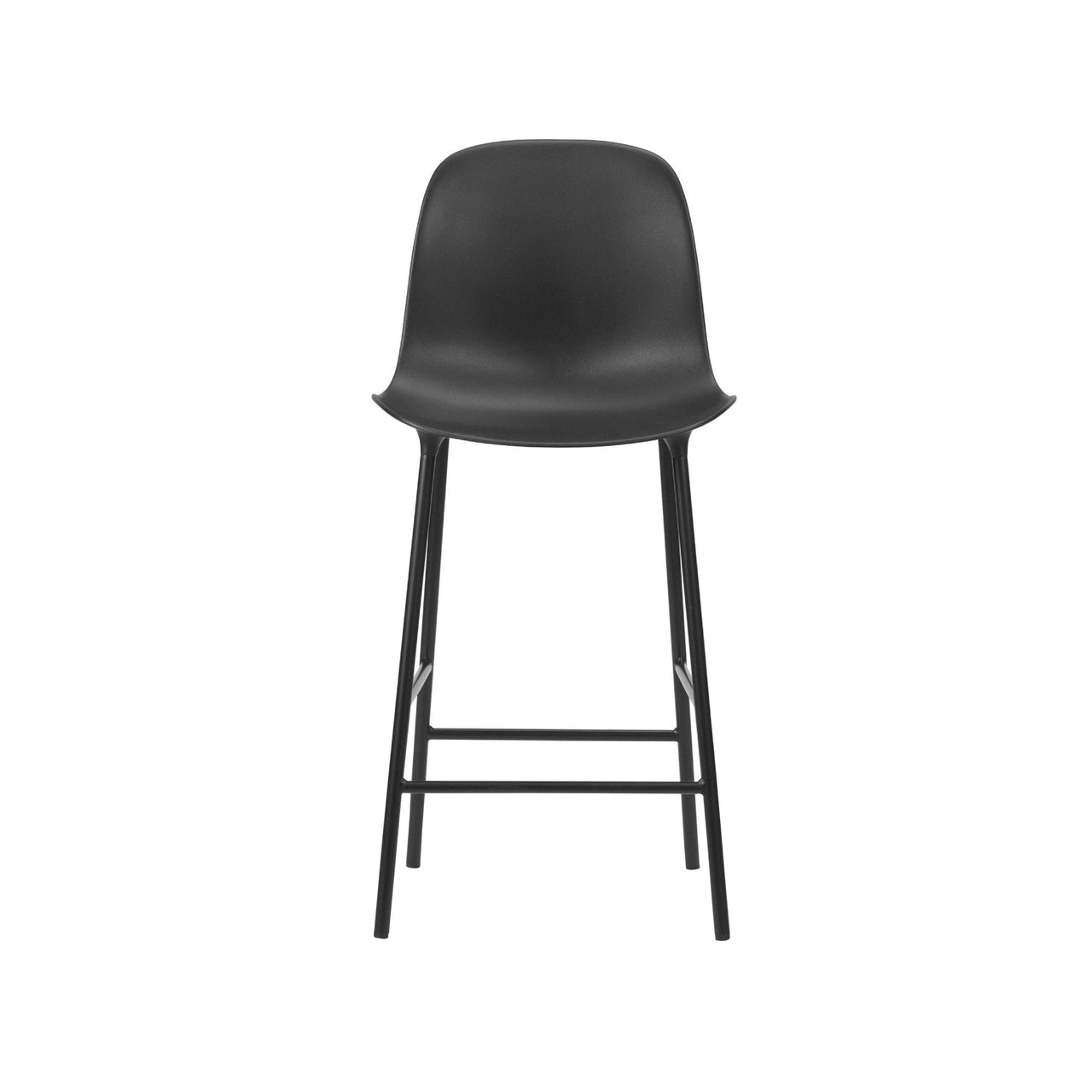 Form Bar + Counter Chair: Counter + Black