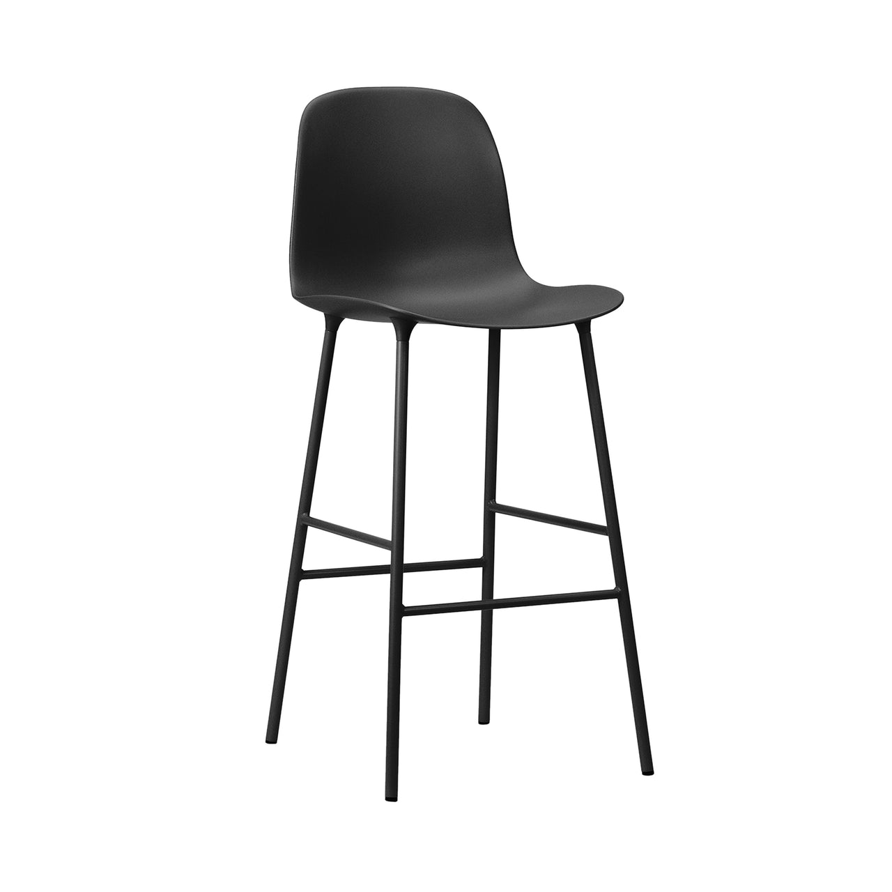 Form Bar + Counter Chair: Bar + Black