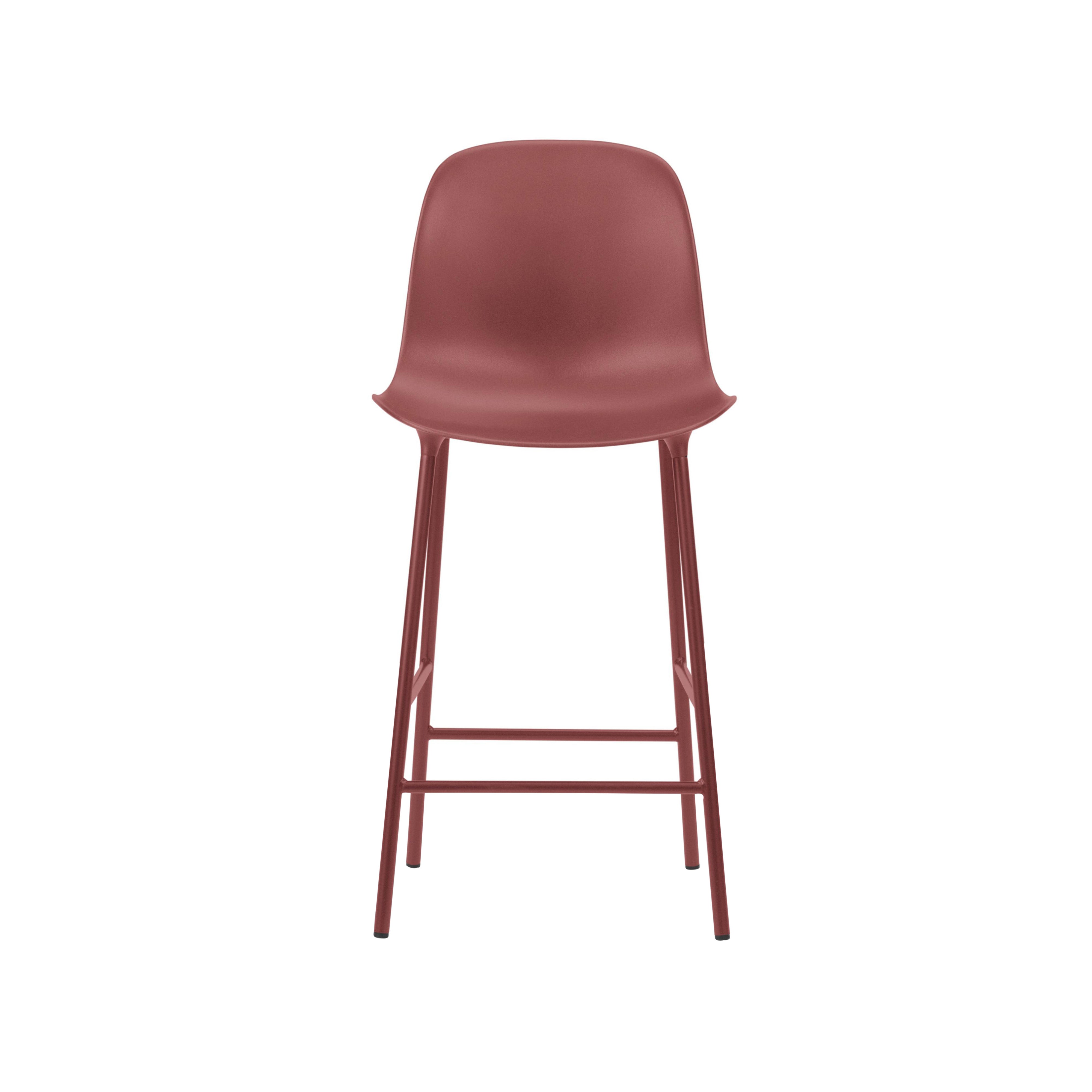 Form Bar + Counter Chair: Counter + Red