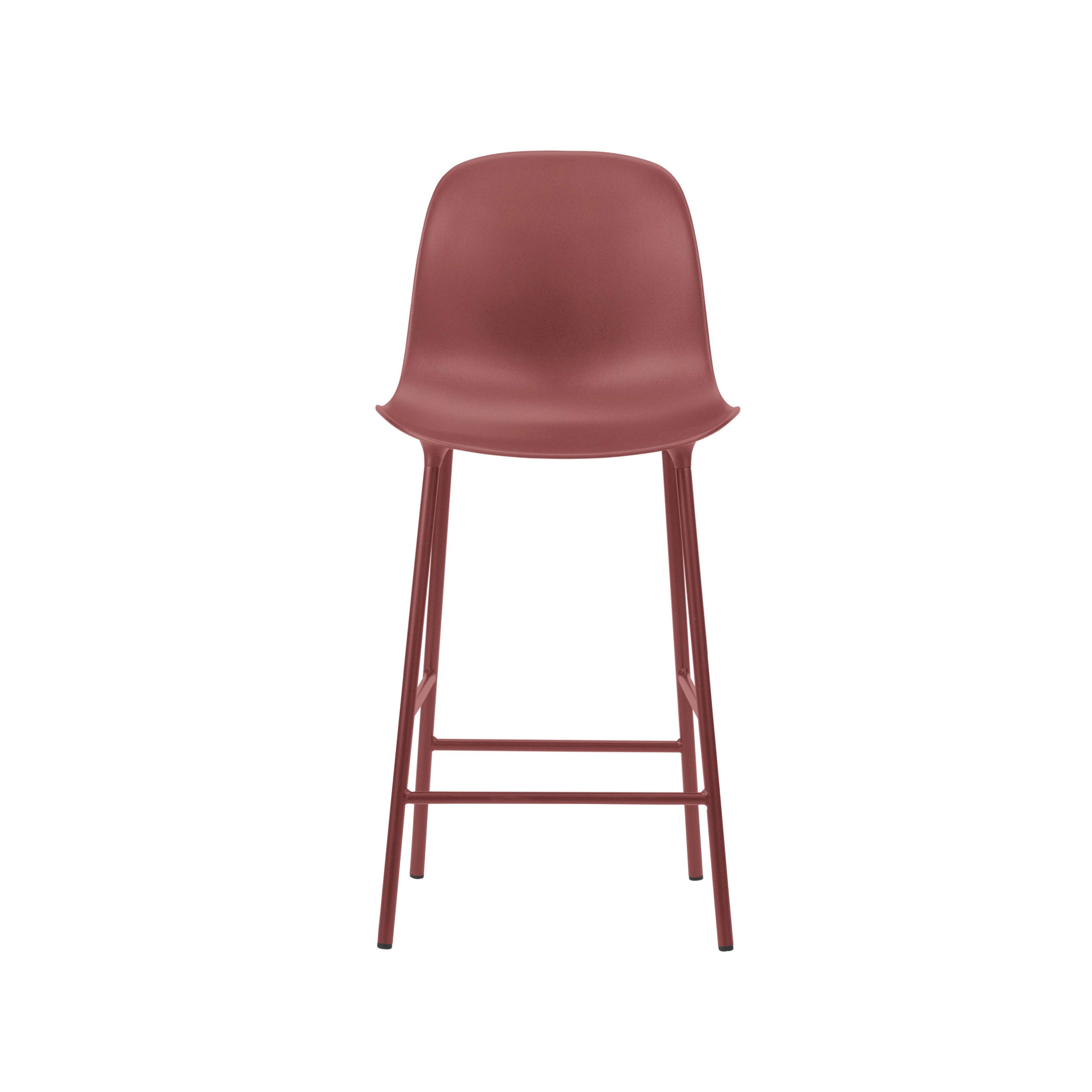 Form Bar + Counter Chair: Counter + Red