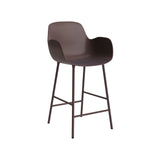 Form Bar + Counter Armchair: Counter + Brown