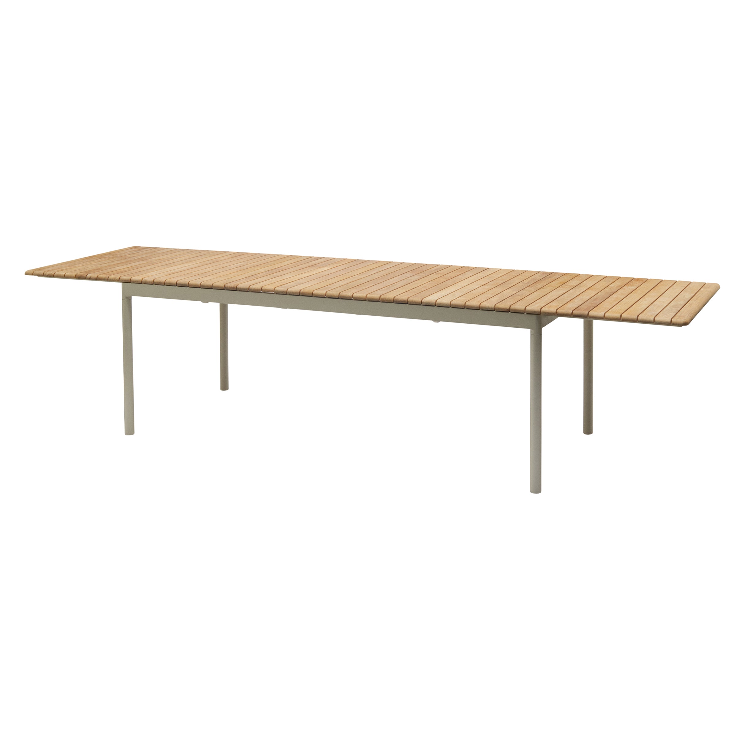 Pelagus Table: Light Ivory + With Four Extension Plate