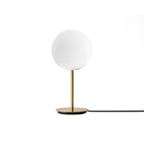 TR Bulb Table Lamp: Quick Ship + Matte + Brushed Brass