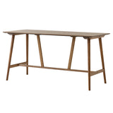 In Between Bar + Counter Table: 4 legs + Counter - SK26 + Smoked Lacquered Oak