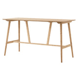 In Between Bar + Counter Table: 4 legs + Bar - SK28 + Lacquered Oak