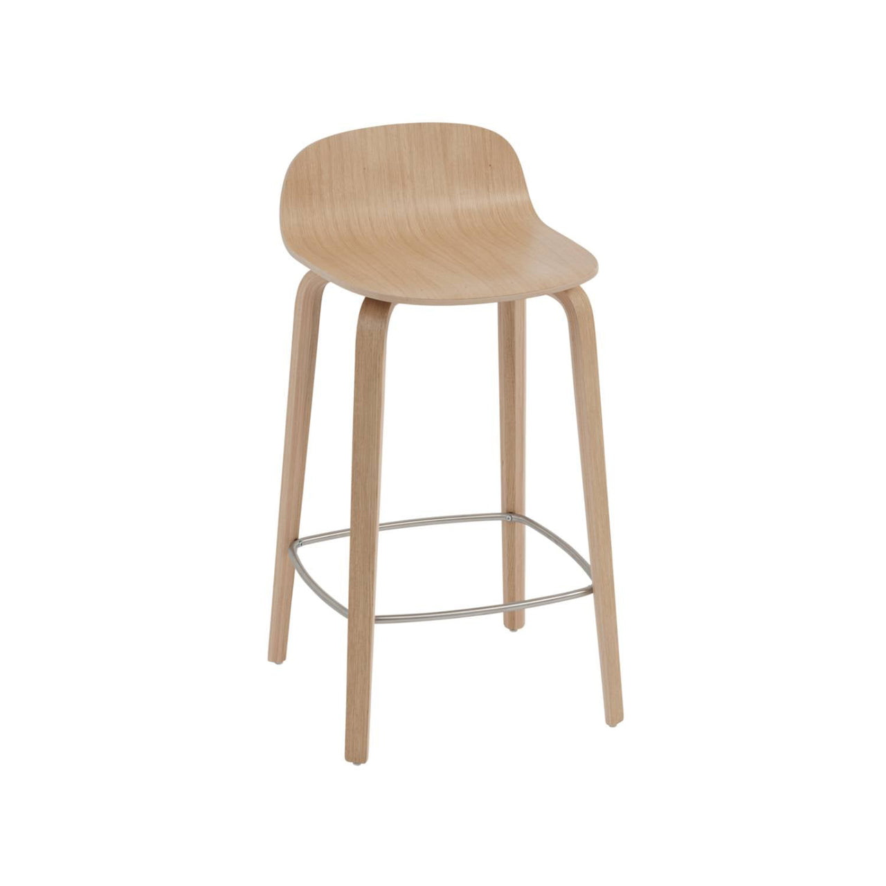 Visu Counter Stool: Oak