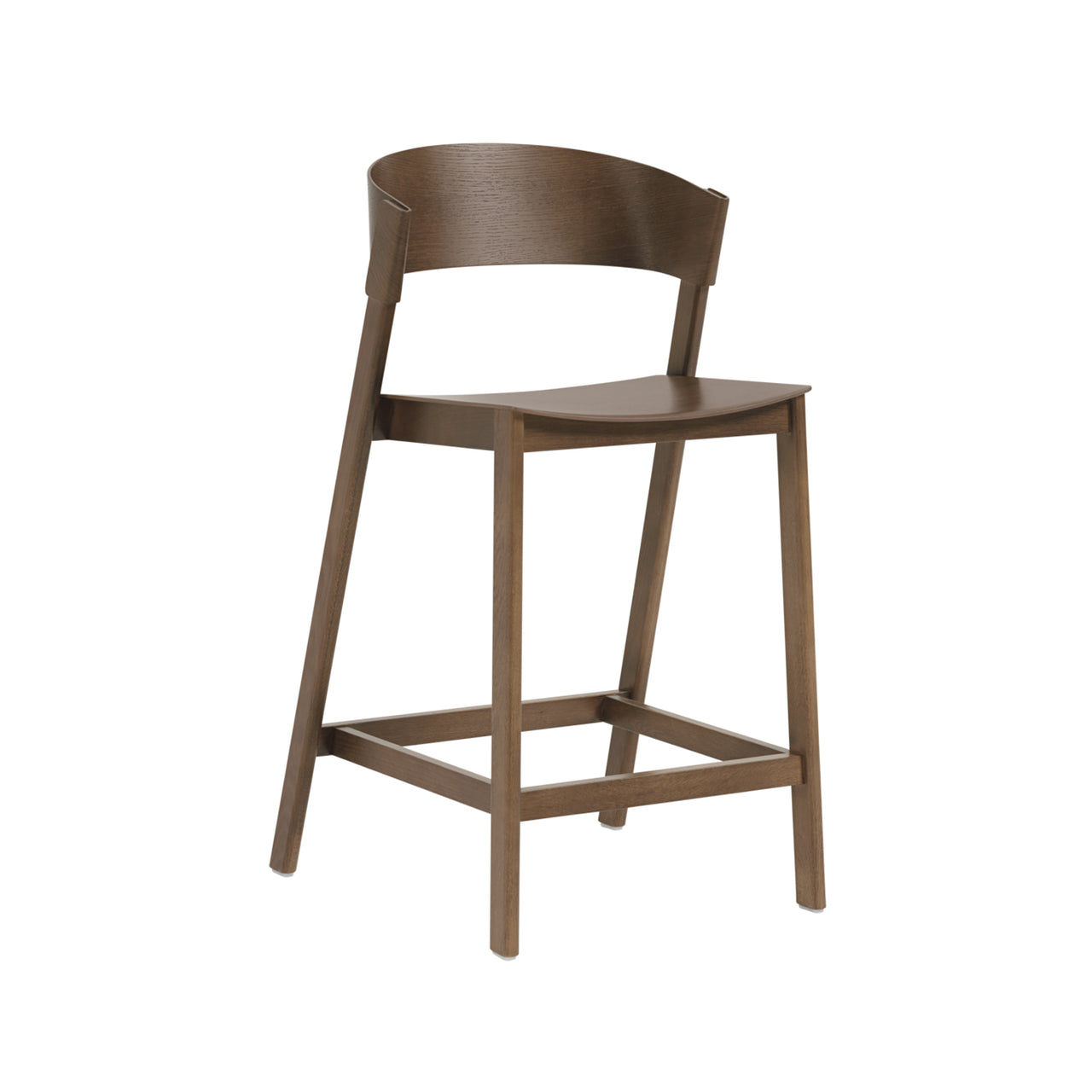 Cover Bar + Counter Stool: Counter + Stained Dark Brown