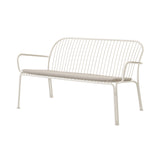 Thorvald SC110 Outdoor Lounge Sofa with Seatpad: Ivory + Heritage Papyrus