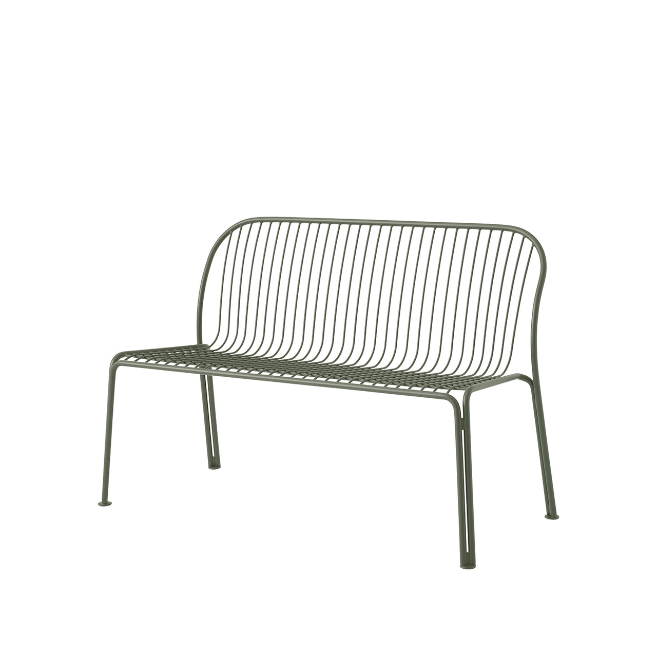 Thorvald SC111 Outdoor Dining Bench: Bronze Green