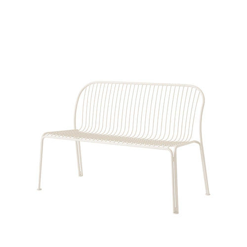 Thorvald SC111 Outdoor Dining Bench: Ivory