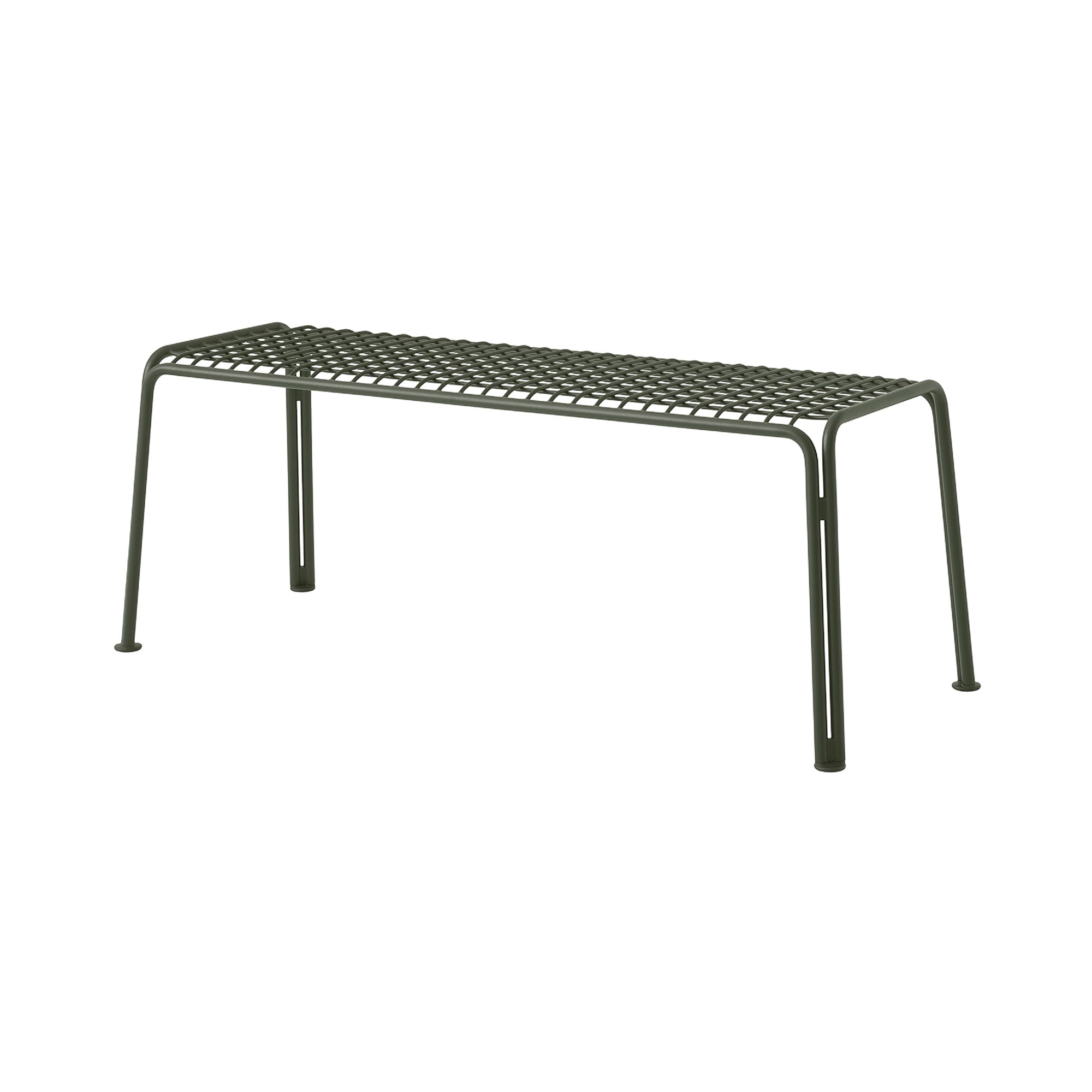 Thorvald SC112 Outdoor Bench: Bronze Green