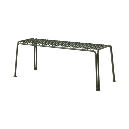 Thorvald SC112 Outdoor Bench: Bronze Green