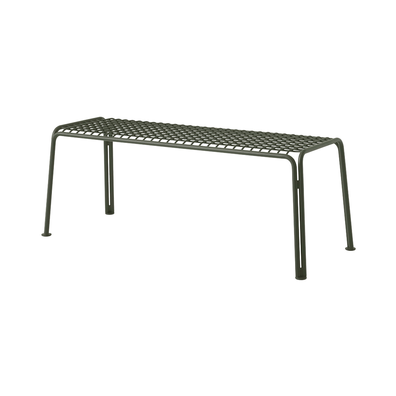 Thorvald SC112 Outdoor Bench: Bronze Green