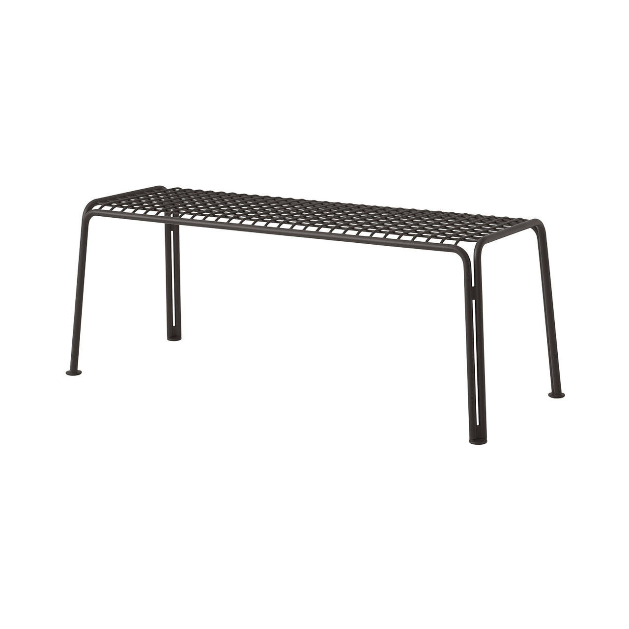 Thorvald SC112 Outdoor Bench: Warm Black