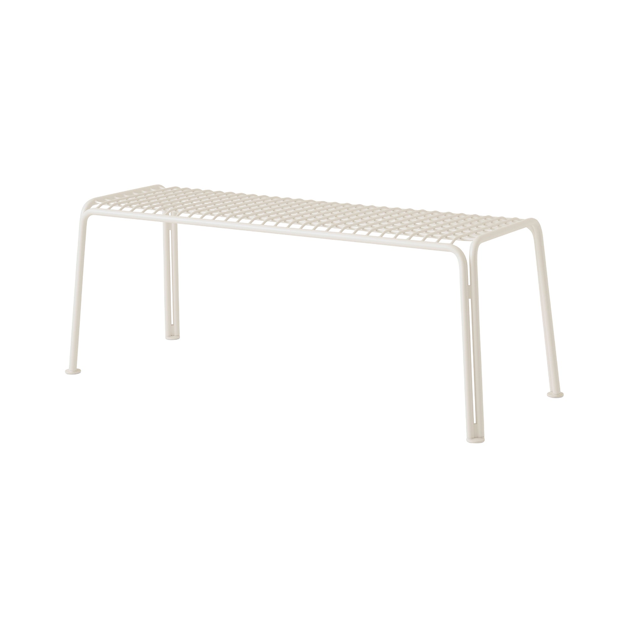 Thorvald SC112 Outdoor Bench: Ivory