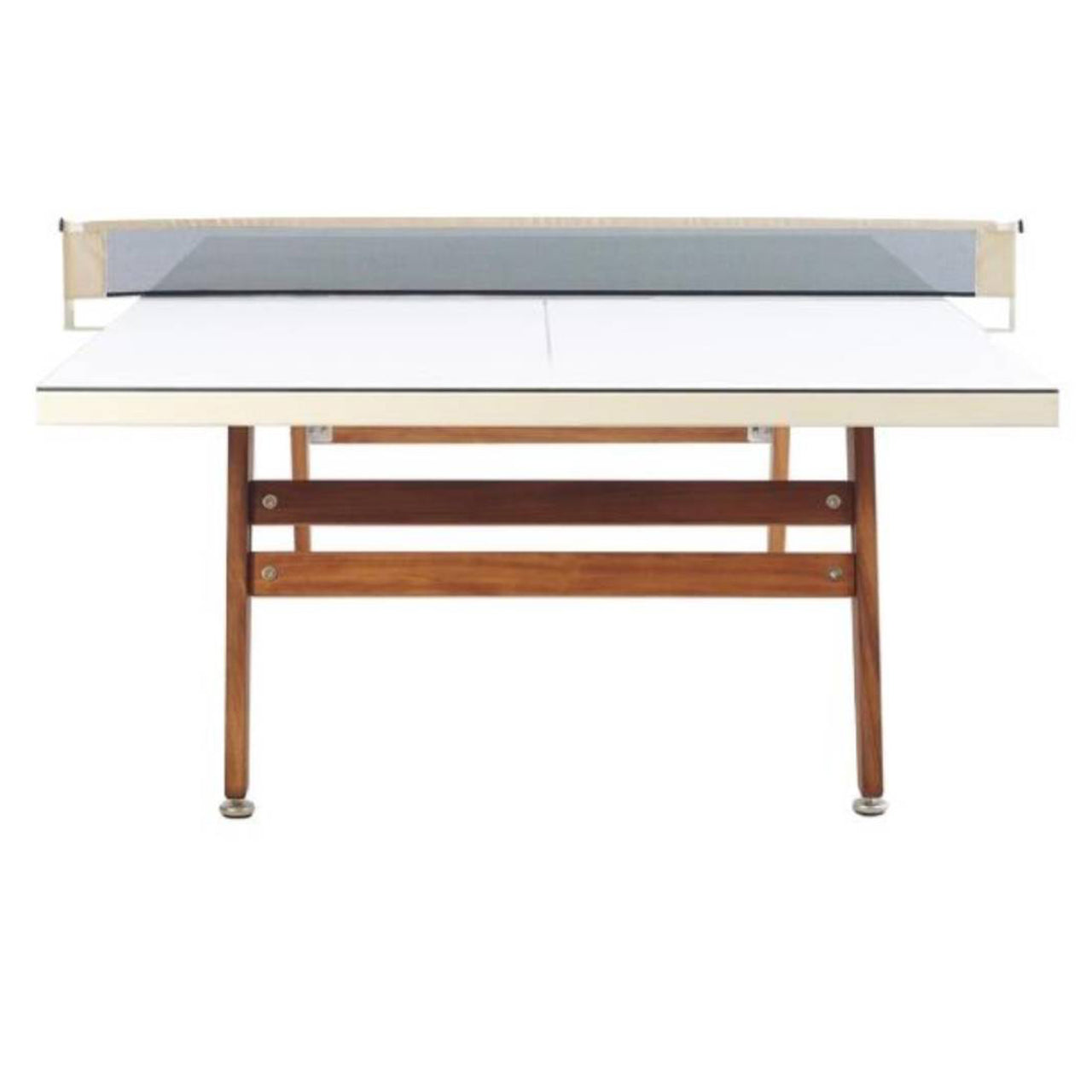 RS Stationary Ping-Pong Table: Indoor/Outdoor + White