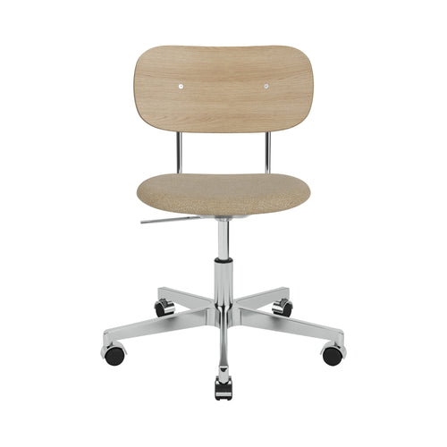 Co Task Chair with Castors: Seat Upholstered