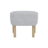 Ingeborg Footstool: Natural Oak