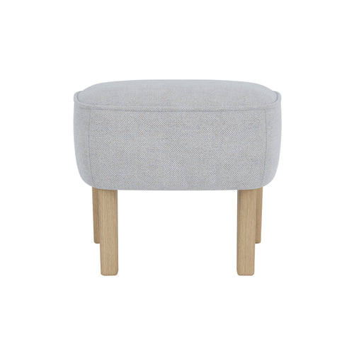 Ingeborg Footstool: Natural Oak