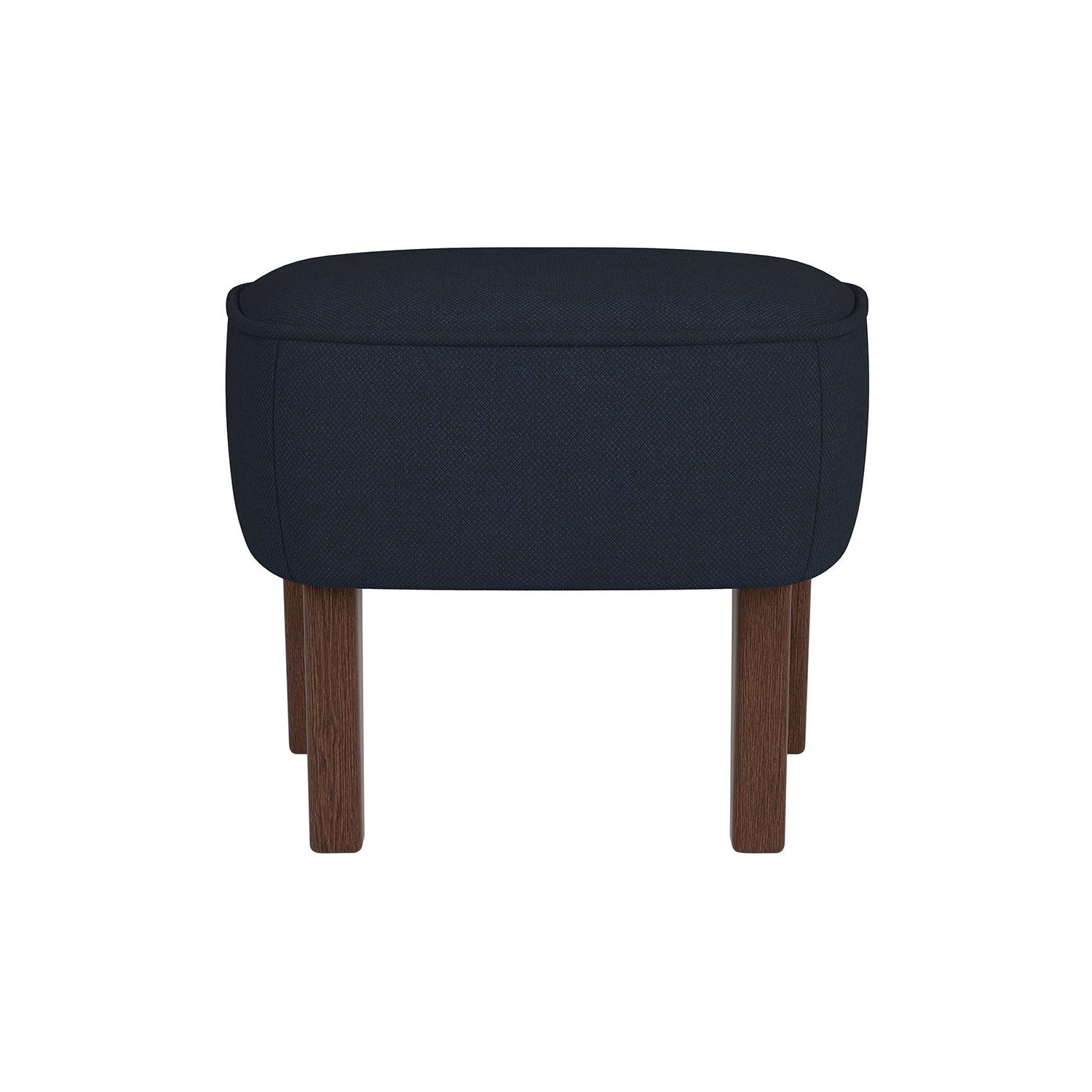 Ingeborg Footstool: Dark Stained Oak + Fiord 0782