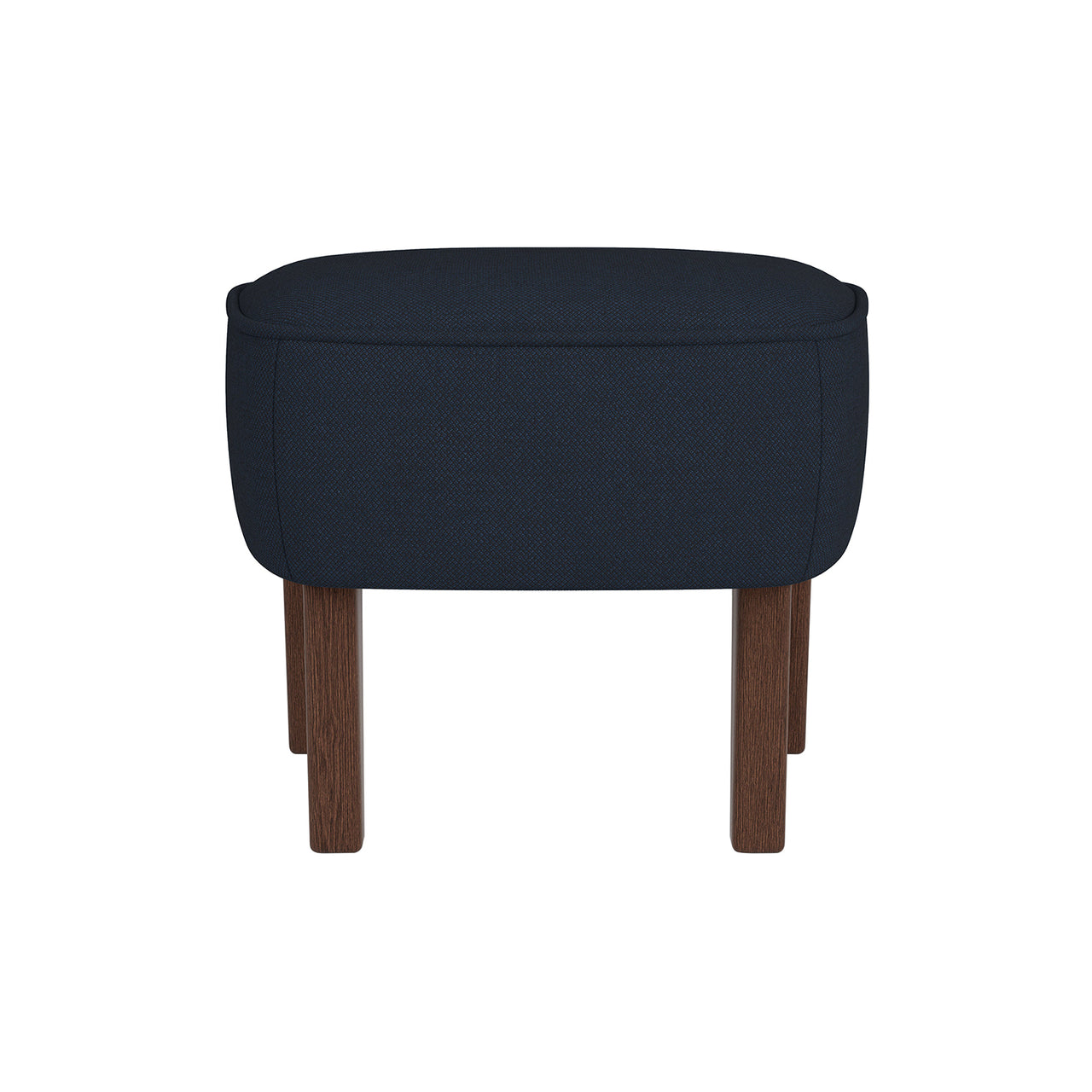 Ingeborg Footstool: Dark Stained Oak + Fiord 0782