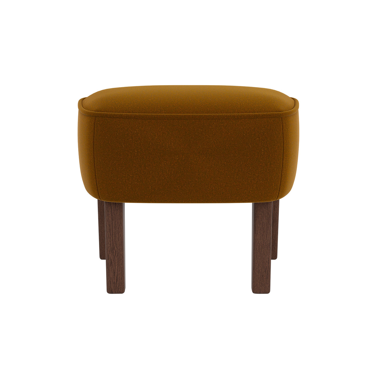 Ingeborg Footstool: Dark Stained Oak