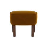Ingeborg Footstool: Dark Stained Oak