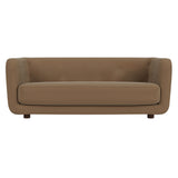 Vilhelm Sofa: Without Button + Dark Stained Oak + Grand Mohair 1103
