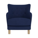 Constance Lounge Chair: Natural Oak