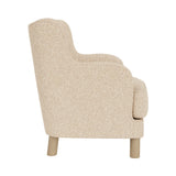 Constance Lounge Chair: Natural Oak + Zero 0001