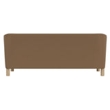 Constance Sofa: Natural Oak + Grand Mohair 1103