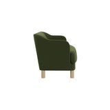 Constance Sofa: Natural Oak + Grand Mohair 8205