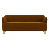 Constance Sofa: Natural Oak + Grand Mohair 2600