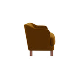 Constance Sofa: Walnut + Grand Mohair 2600