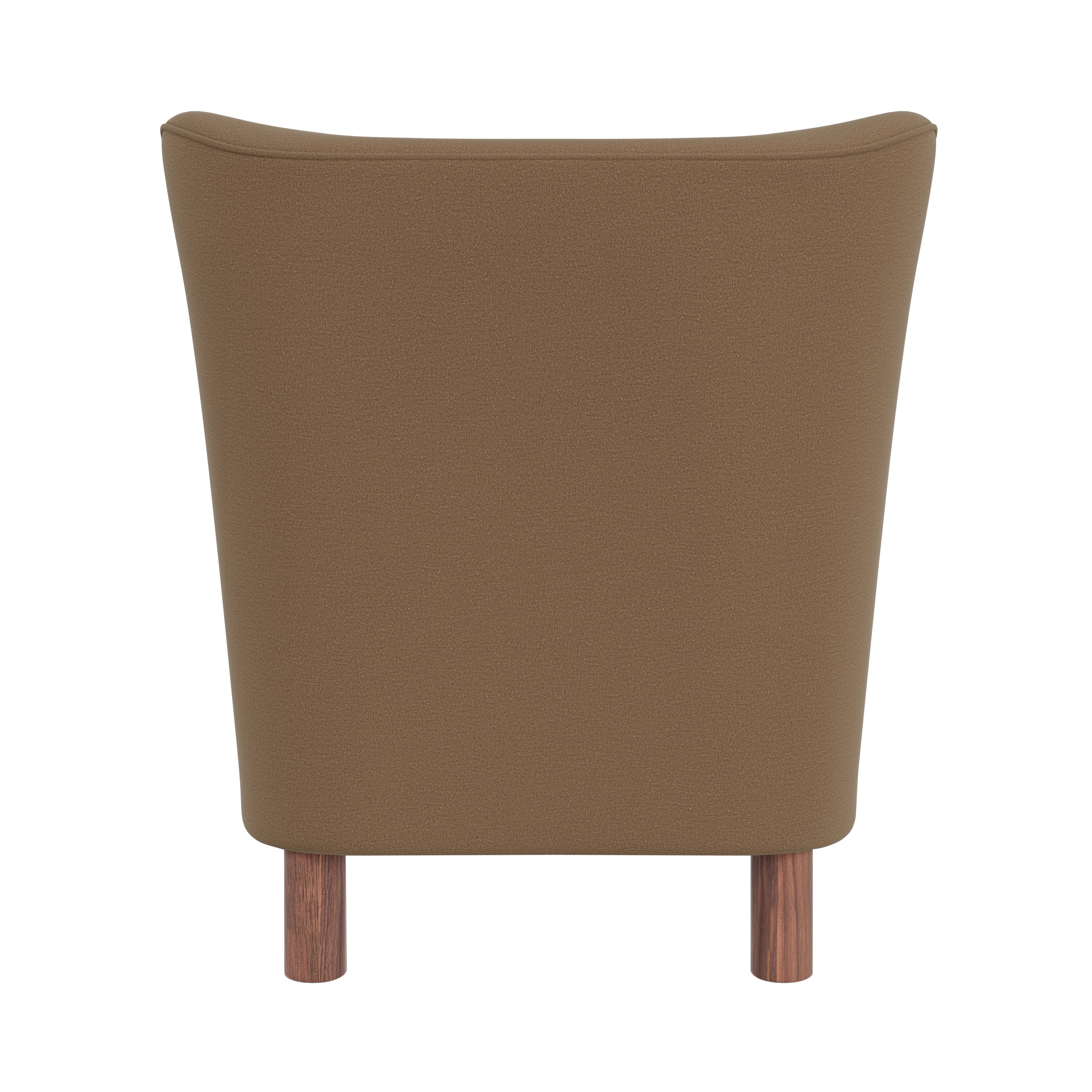 Constance Lounge Chair: Walnut + Grand Mohair 1103