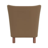 Constance Lounge Chair: Walnut + Grand Mohair 1103