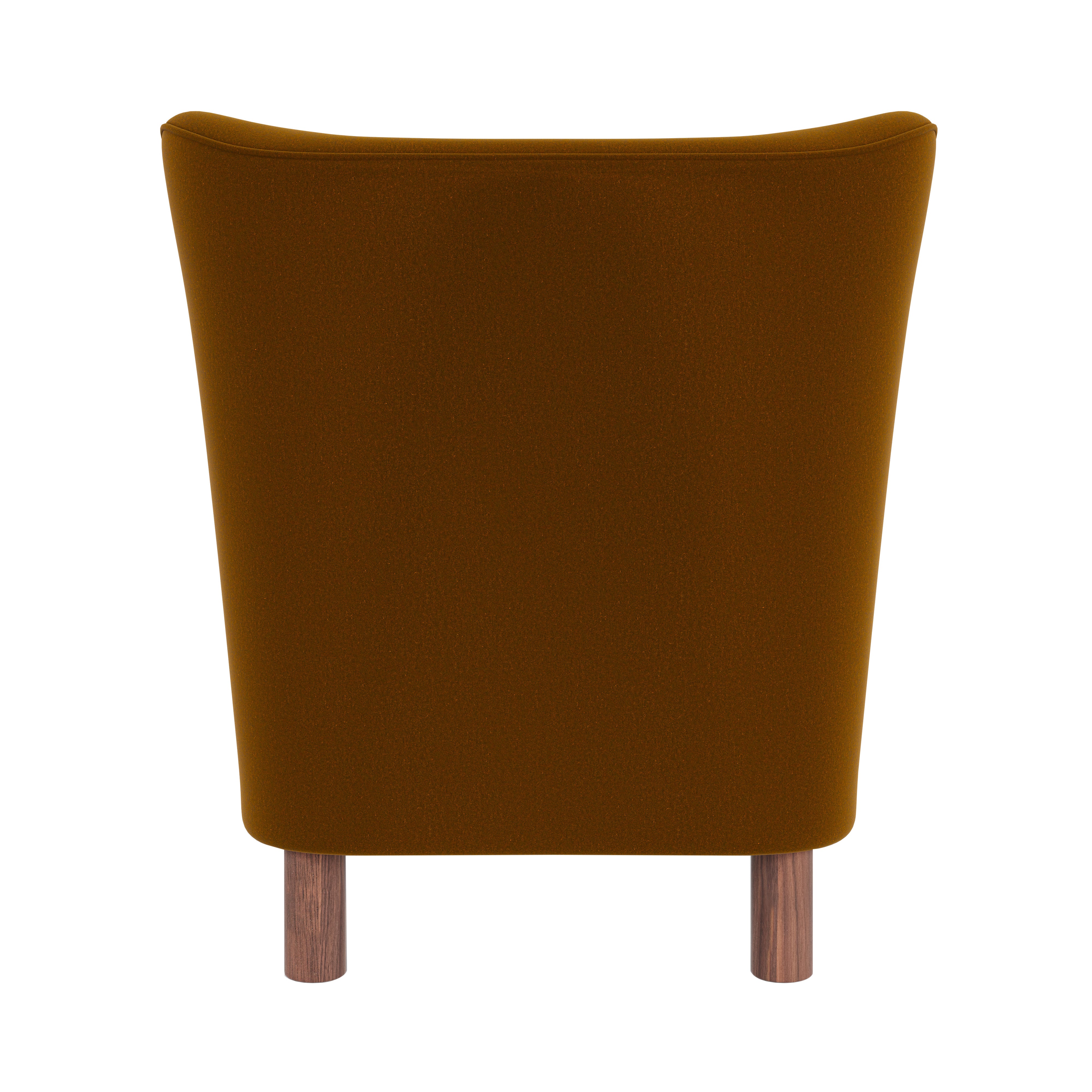 Constance Lounge Chair: Walnut + Grand Mohair 2600
