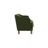 Constance Sofa: Walnut + Grand Mohair 8205
