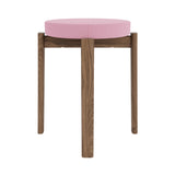 Passage Stool: Upholstered + Walnut +  Vidar 4 0526
