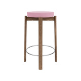 Passage Bar + Counter Stool: Upholstered + Counter +  Walnut + Steel + Vidar 4 0526