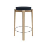 Passage Bar + Counter Stool: Upholstered + Counter +  Natural Oak + Steel + Vidar 4 0786