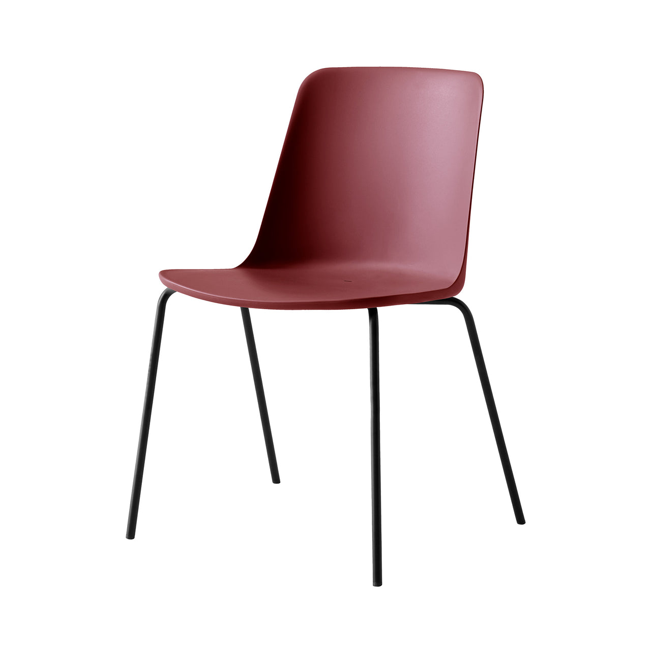 Rely Outdoor Side Chair: HW138 + Red Brown