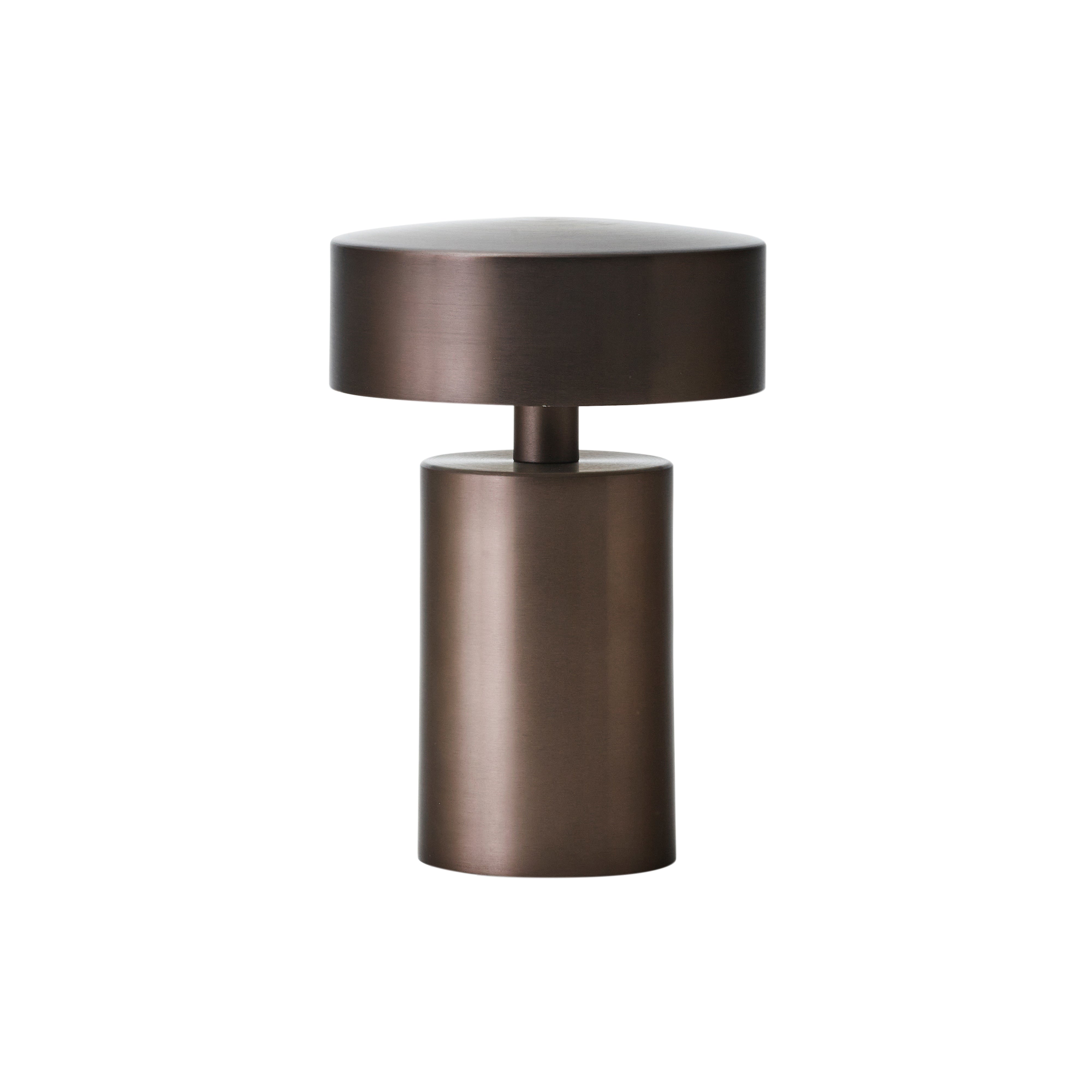 Column Portable Table Lamp: Anodised Aluminum + Portable Lamp