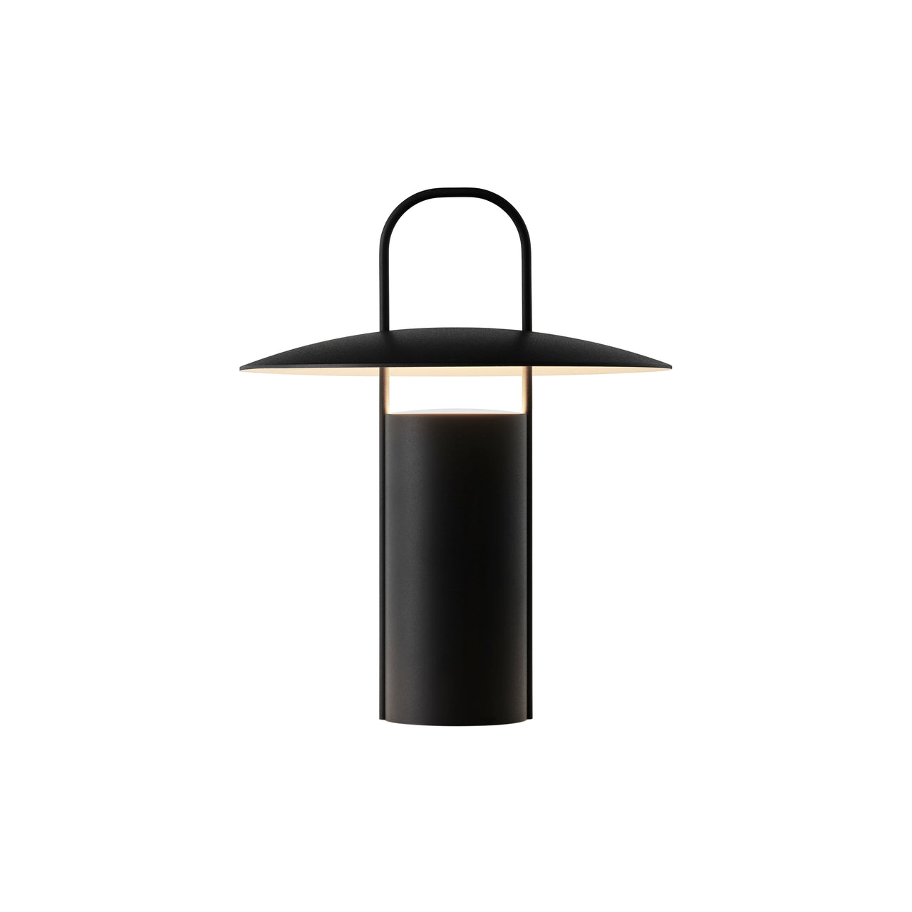 Ray Portable Table Lamp: Black